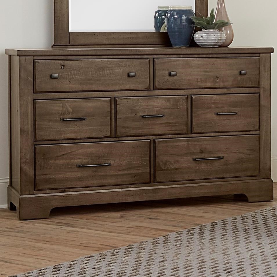 Artisan & Post Cool Rustic Solid Wood 7 Drawer Dresser Wayside